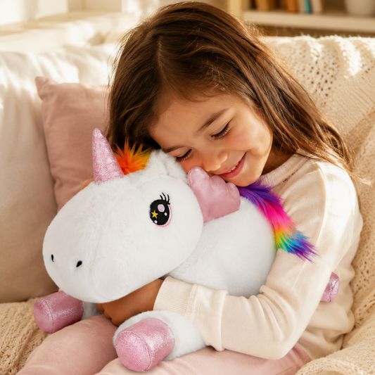 SQEQE Unicorn Weighted Stuffed Animal, Cozy Plush Gift