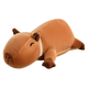 SQEQE Brown capybara stuffed animal displayed alone in a full product view