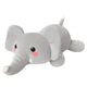 SQEQE weighted elephant stuffed animal isolated on a plain background in a full product view