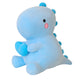 SQEQE dinosaur plush pillow isolated in a side angled product view