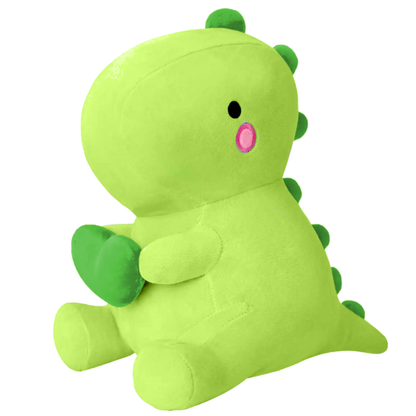 SQEQE dinosaur plush pillow shown as an alternate product design on a plain background