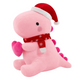 SQEQE Christmas dinosaur plush toy isolated in an alternate product view