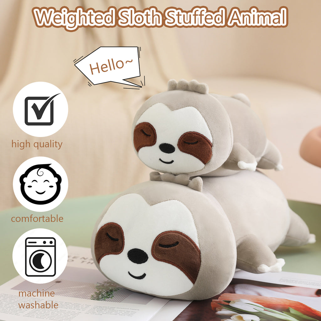 SQEQE Weighted Sloth Plush