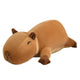 SQEQE capybara stuffed animal isolated on a plain background in a full product view