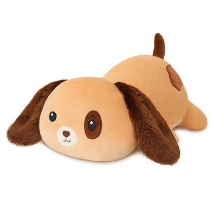 SQEQE weighted dog stuffed animal isolated on a plain background in a full product view