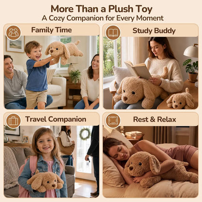 SQEQE Labrador Weighted Stuffed Animal — everyday use scenes