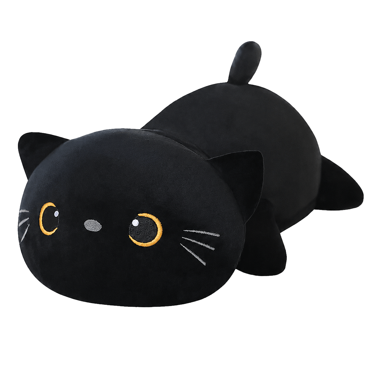 SQEQE Black Cat Weighted Stuffed Animal, Cozy Plush Toy
