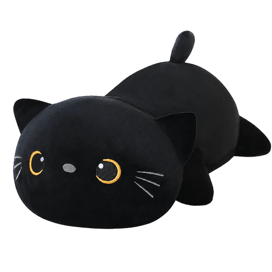 SQEQE Black Cat Weighted Stuffed Animal, Cozy Plush Toy