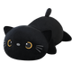 SQEQE Black Cat Weighted Stuffed Animal, Cozy Plush Toy