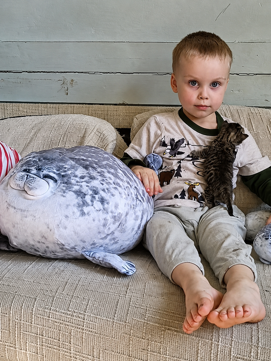 SQEQE Chubby Seal Pillow Plush 5 in 1
